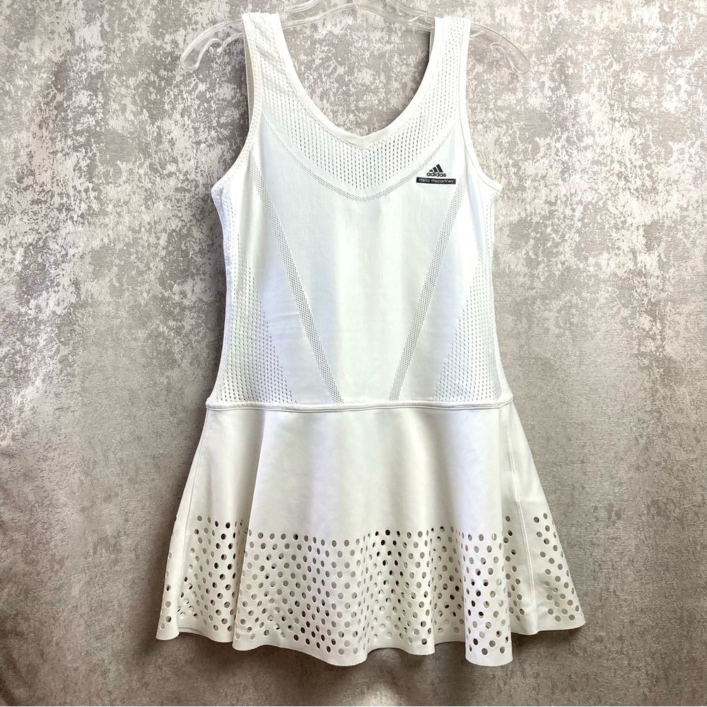 ADIDAS by Stella McCartney “Barricade” White Tennis Dress.